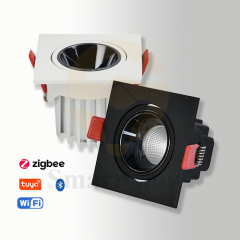 【SG807】Led Recessed Ceiling Spotlights Smart Dimmable Cob Adjustble ip65 Spotlight for Kitchen