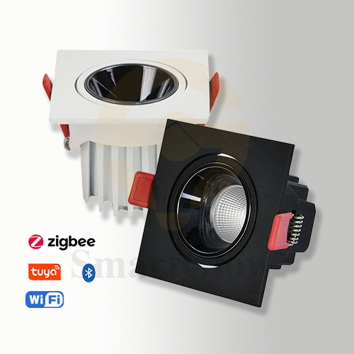【SG807】Led Recessed Ceiling Spotlights Smart Dimmable Cob Adjustble ip65 Spotlight for Kitchen