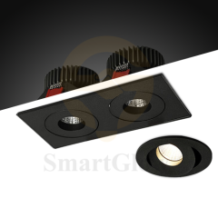 【SG808】Low Voltage Led Cob Gimbal Recessed Lighting Shallow Depth Inset Ceiing Swivel Can Spotlights