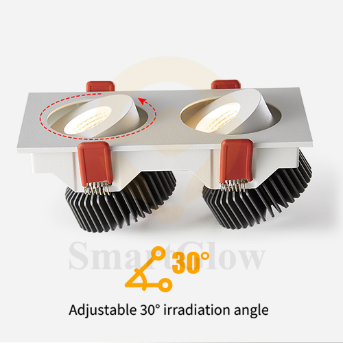 【SG808】Low Voltage Led Cob Gimbal Recessed Lighting Shallow Depth Inset Ceiing Swivel Can Spotlights
