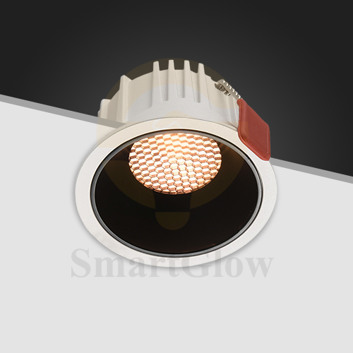 【SG809】2.5-inch Recessed LED Cob Anti Glare Downlight With White Trim
