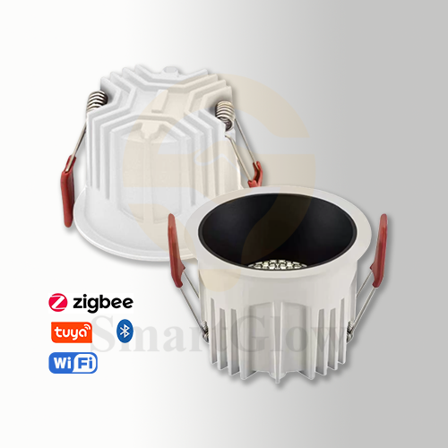 【SG809】2.5-inch Recessed LED Cob Anti Glare Downlight With White Trim