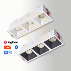 【SG810】Led Cob Pot Flush Lights Smart Dimmable Double Intrgral Ceiling Spotlight for Bathroom