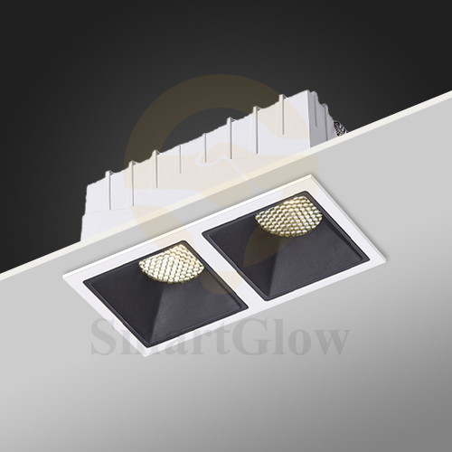 【SG810】Led Cob Pot Flush Lights Smart Dimmable Double Intrgral Ceiling Spotlight for Bathroom
