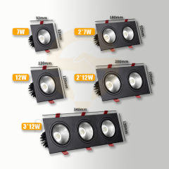 【SG814】Low Voltage Inset Ceiling Spot Downlights Smart Control Led Dimmable Commercial Can Spotlight