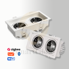 【SG802】3-inch Adjustable Square Multiple Head Recessed Anti Glare LED Spot Lights