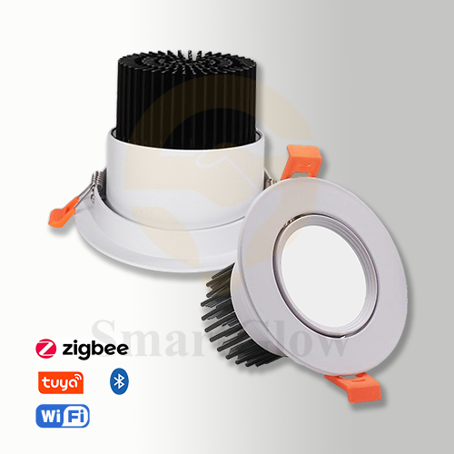 【SG820】Integral ip65 Fier Rated Led Downlight Anti Glare Commercial Zigbee Recessed Downlights