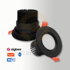 【SG820】Integral ip65 Fier Rated Led Downlight Anti Glare Commercial Zigbee Recessed Downlights