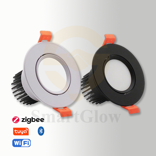 【SG820】Integral ip65 Fier Rated Led Downlight Anti Glare Commercial Zigbee Recessed Downlights