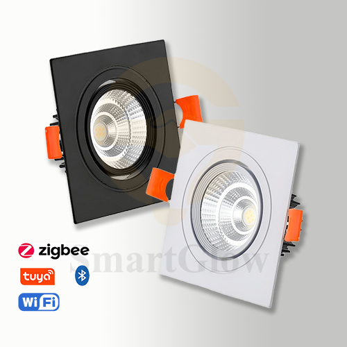 【SG822】3.5-inch Adjustable Square Recessed Ceiling Led Spotlight Multiple Head Lighting With Trim