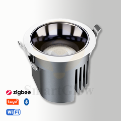 【SG831】Low Voltage Tiltable Matte Black Downlights 12V Recessed Ceiling ip65 Smart Downlight