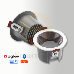 【SG832】60/80/100mm Designer Chrome Led Recessed Downlight Waterproof Smart Dimmable Led Downlight