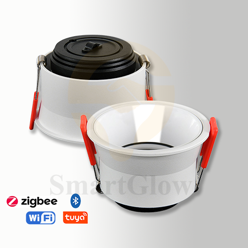 【SG833】12W Cob Anti Glare Ceiling Recessed Downlight Smart Small Dimmable Integral Led Downlight