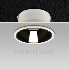 【SG833】12W Cob Anti Glare Ceiling Recessed Downlight Smart Small Dimmable Integral Led Downlight