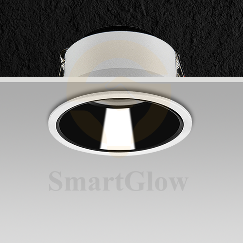 【SG833】12W Cob Anti Glare Ceiling Recessed Downlight Smart Small Dimmable Integral Led Downlight