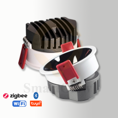 【SG834】Best Adjustable Commercial ip65 Led Cob Downlight Smart Dimmable Remote Control Downlight