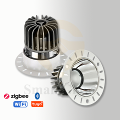 【SG837】Led Cob Brushed Chrome Downlights Replacement Recessed ip65 Kitchen Led Spotlight for Sale