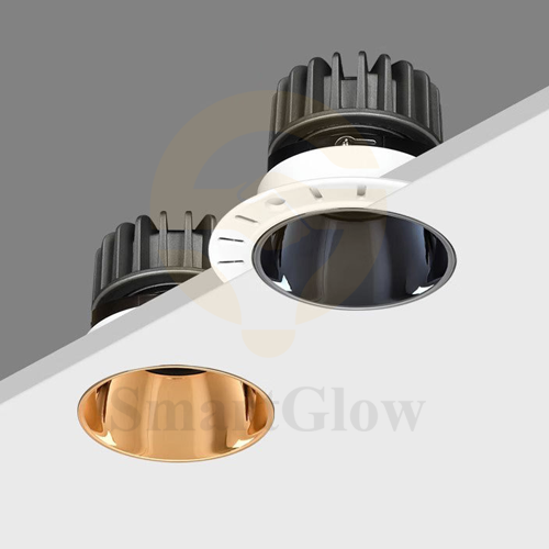 【SG837】Led Cob Brushed Chrome Downlights Replacement Recessed ip65 Kitchen Led Spotlight for Sale