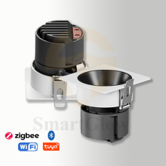 【SG839】Matte Black Led Cob Concealed Spotlight Waterproof Adjustable Ceiling Recessed Soptlight