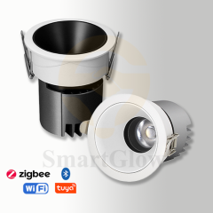 【SG840】Smart Sunken Led Cob Recessed Bathroom Spotlight 12V Adjustable Ceiling Spotlight