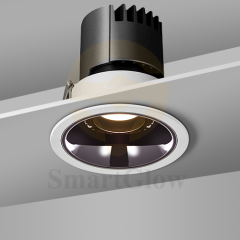 【SG840】Smart Sunken Led Cob Recessed Bathroom Spotlight 12V Adjustable Ceiling Spotlight