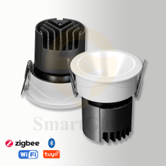【SG840】Smart Sunken Led Cob Recessed Bathroom Spotlight 12V Adjustable Ceiling Spotlight