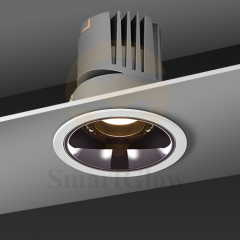 【SG841】White Bathroom Rrecessed Ceiling Smart Remote Dimmable Spotlight 12V Led Cob Spot light