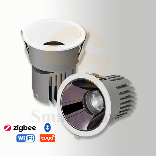 【SG841】White Bathroom Rrecessed Ceiling Smart Remote Dimmable Spotlight 12V Led Cob Spot light