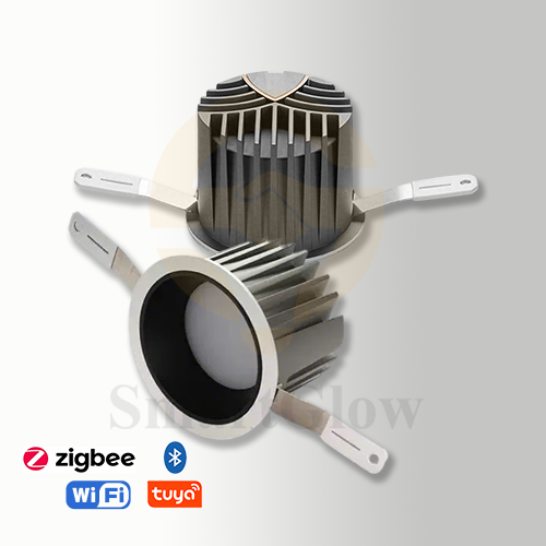 【SG842】2.5-inch Integral Dimmable Shallow Recessed LED Downlight With White Trim
