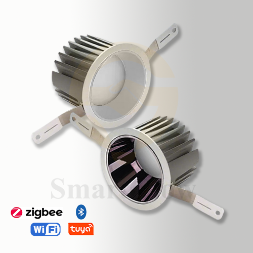 【SG842】2.5-inch Integral Dimmable Shallow Recessed LED Downlight With White Trim