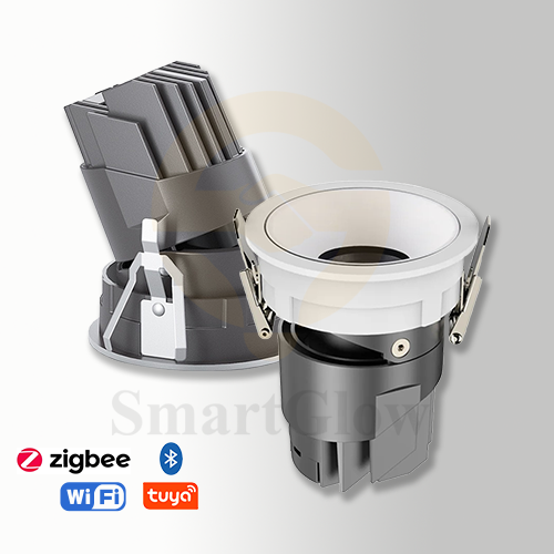 【SG844】Led Cob Recessed Swivel Shallow Depth Spotlights Adjustable Bathroom Spotlight ip65