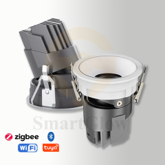 【SG844】Led Cob Recessed Swivel Shallow Depth Spotlights Adjustable Bathroom Spotlight ip65