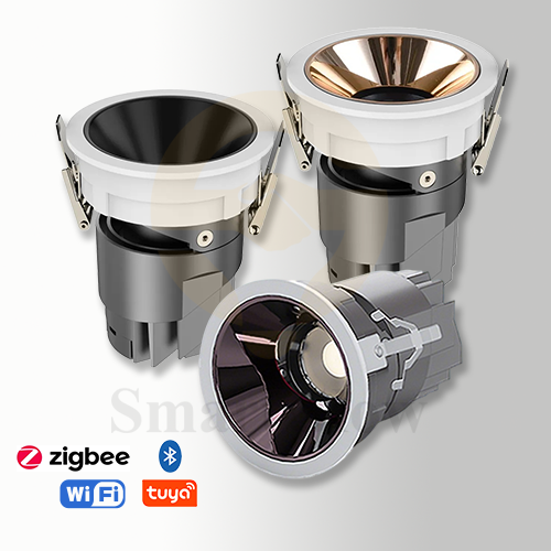 【SG844】Led Cob Recessed Swivel Shallow Depth Spotlights Adjustable Bathroom Spotlight ip65