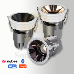 【SG844】Led Cob Recessed Swivel Shallow Depth Spotlights Adjustable Bathroom Spotlight ip65