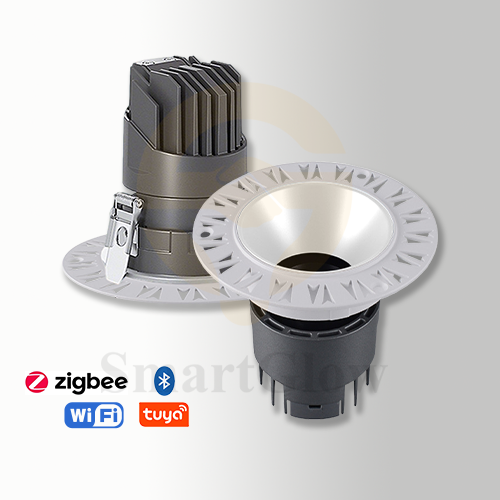 【SG845】12W Led Cob Adjustable Ceiling Downlight Dimmable White ip65 Recessed Spotlight for Bathroom