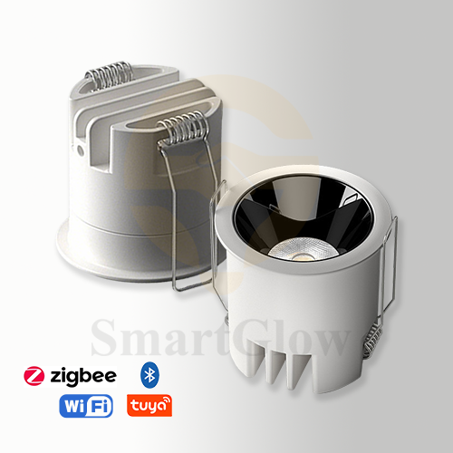 1-inch Commercial Trimless Mini Round Recessed Ceiling Led Spotlights