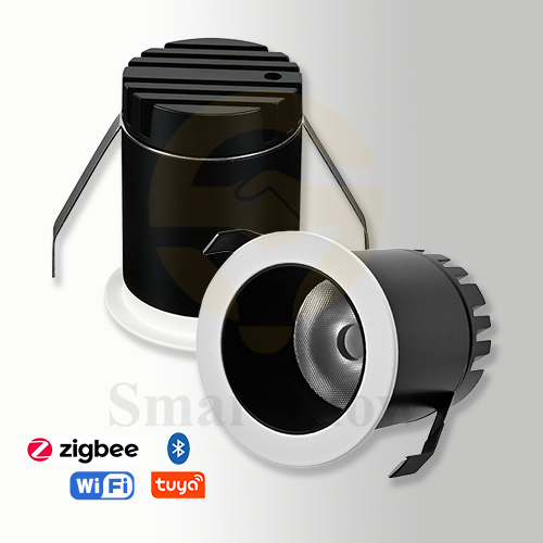 【SG850】Small Led Cob Spot Recessed Can Lighting Mini Matte Black Shallow Ceiling Spotlights