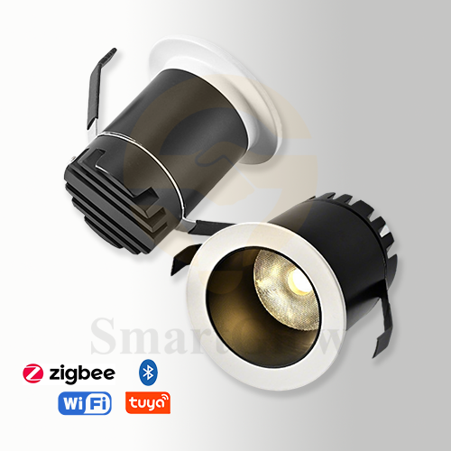 【SG850】Small Led Cob Spot Recessed Can Lighting Mini Matte Black Shallow Ceiling Spotlights