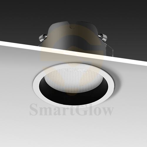 【SG855】Smart Dimmable Matte Black Led Downlight Sunken Ceiling Bathroom Spotlights