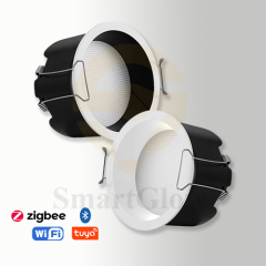 【SG855】Smart Dimmable Matte Black Led Downlight Sunken Ceiling Bathroom Spotlights