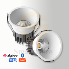 【SG857】Anti Glare Led Cob Downlight 10W Smart Dimmable Living Room Recessed Spotlight