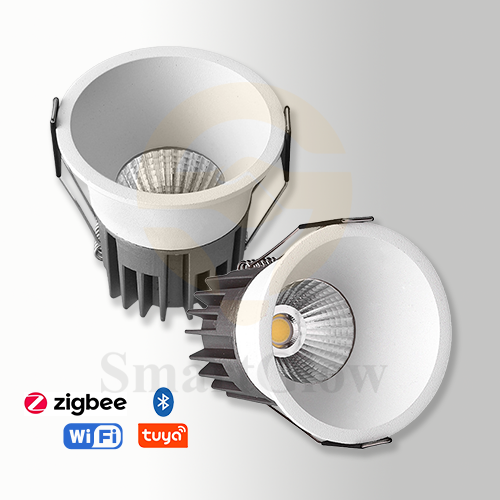【SG857】Anti Glare Led Cob Downlight 10W Smart Dimmable Living Room Recessed Spotlight