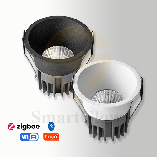 【SG857】Anti Glare Led Cob Downlight 10W Smart Dimmable Living Room Recessed Spotlight