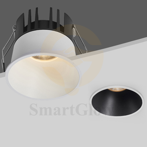 【SG858】2-inch Small Round Fixed Matte Black Canless Recessed Mini Led Spotlight