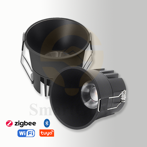 【SG858】2-inch Small Round Fixed Matte Black Canless Recessed Mini Led Spotlight