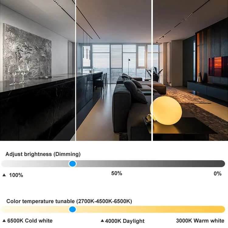 smart magnetic track light