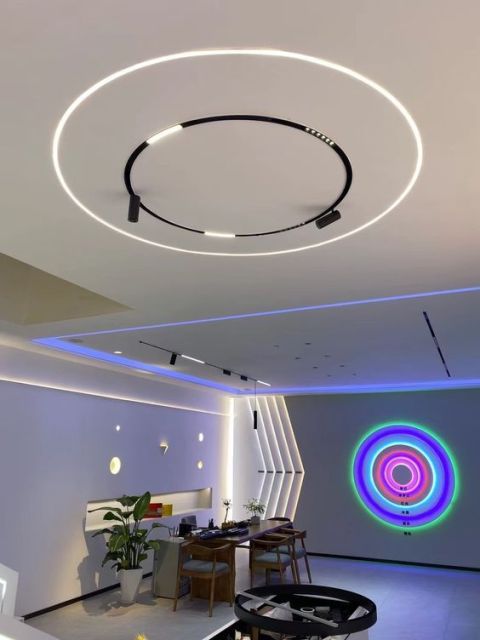 【SG20-B47-7S】48V Low Profile Magnetic Track LED Spot Lighting