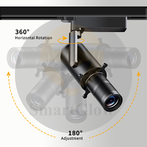 【SG2218】10w 20w Zoomable and Shapeable Smart LED Track Lights for Museum and Gallery