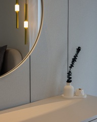 Stretch Fabric Acoustics Wall Track Aluminum Profile - Middle Track
