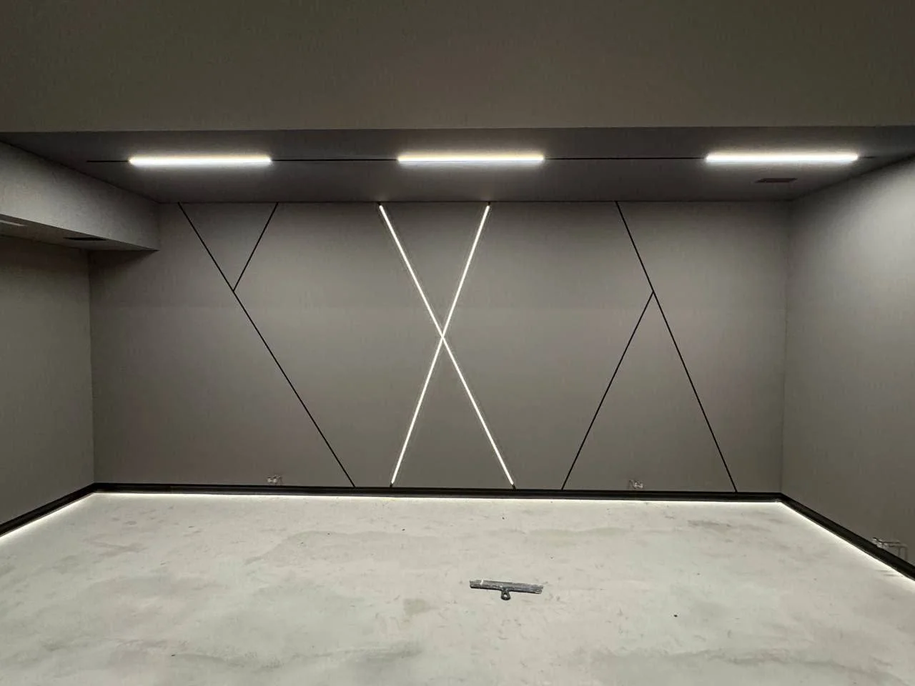 Stretch Fabric Wall Track System Frame Aluminium Profile - 43mm